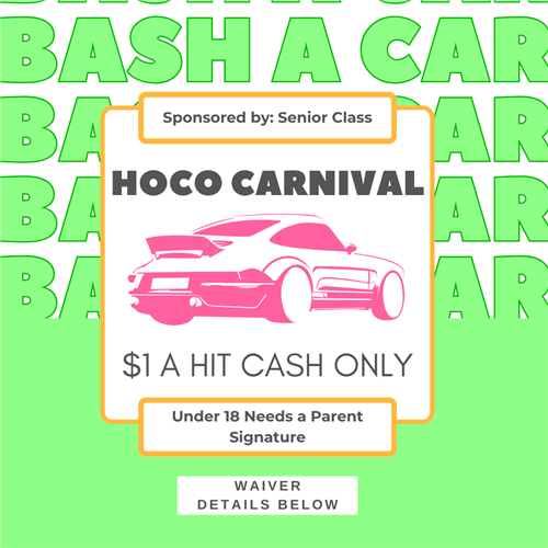 bash a car flyer